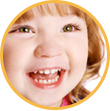 Для детей с появлением молочных зубов 